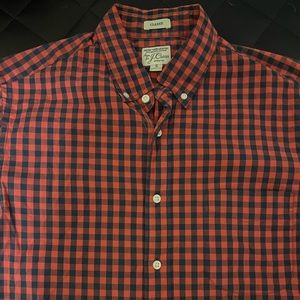 Men’s J crew checked casual shirt size S